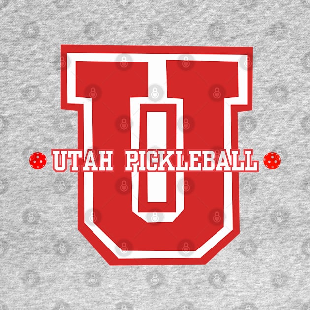 Utah Varsity Pickleball Logo Wear by Hayden Mango Collective 